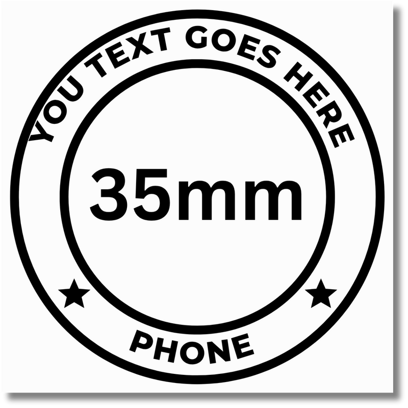 Round Stamp 35mm