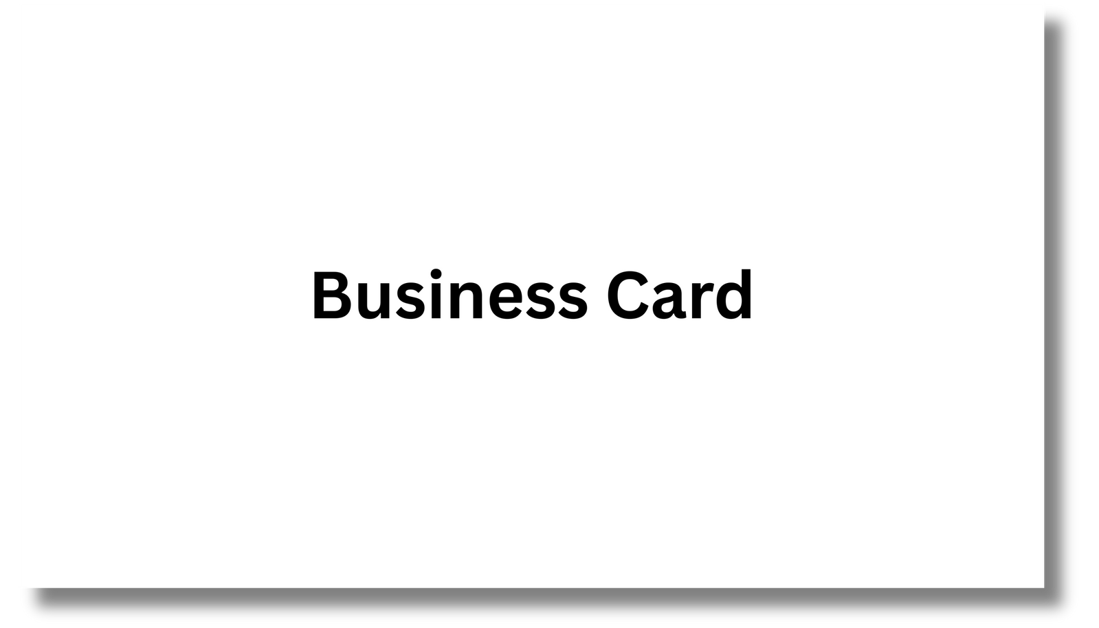 Business Card
